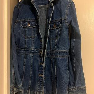 Bill Blass Dark Blue Jean Jacket